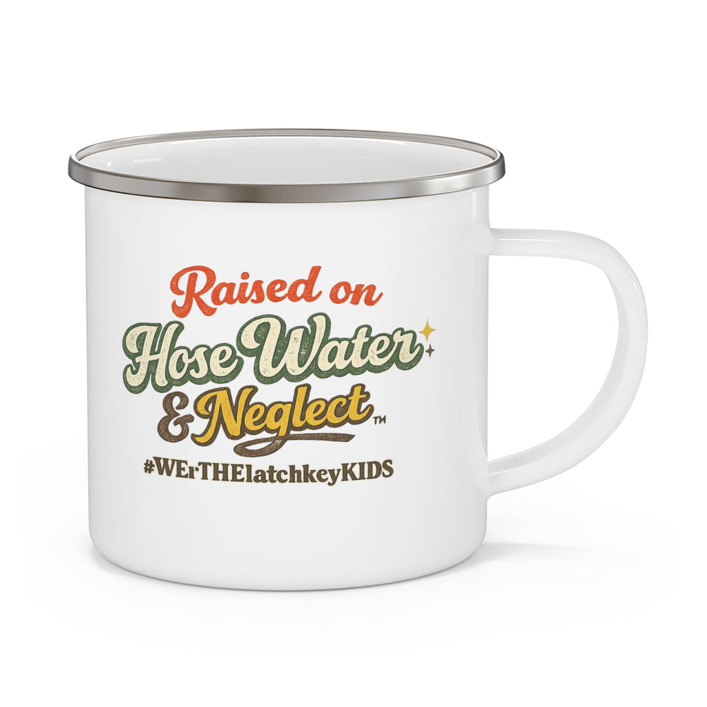Raised on Hose Water & Neglect™ Retro Camp Mug