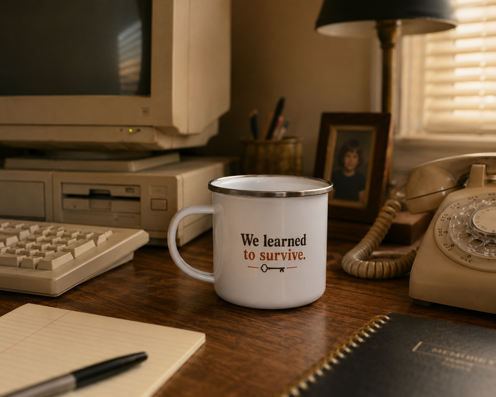 Raised on Hose Water & Neglect™ Retro Camp Mug