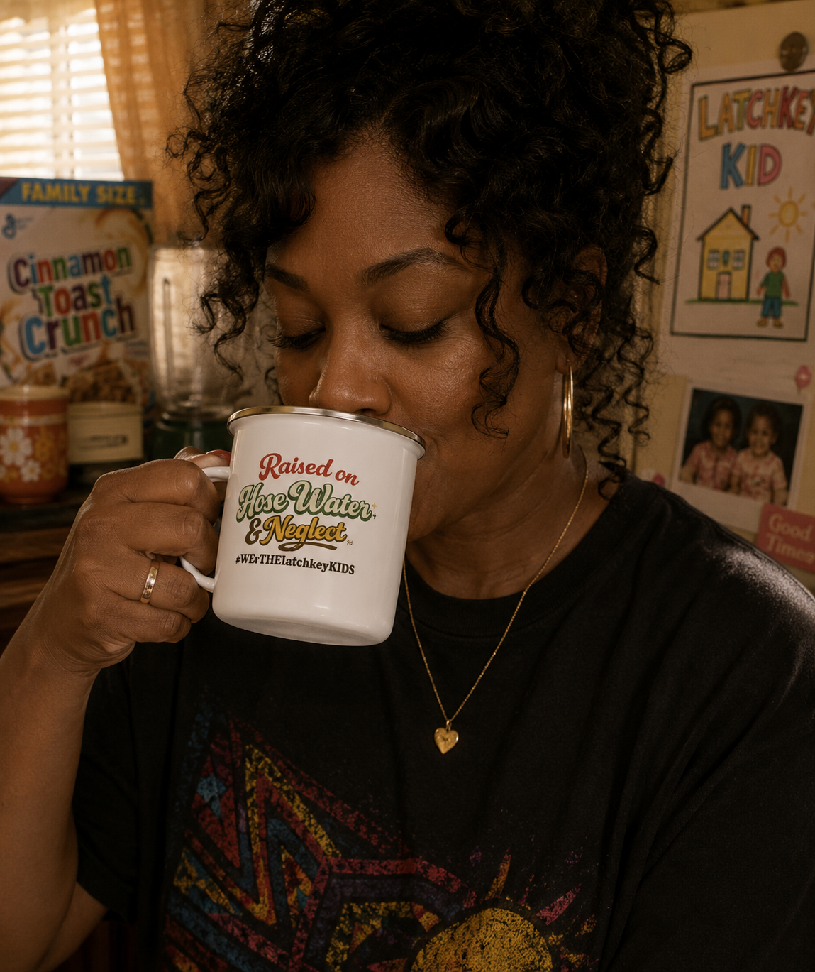 Raised on Hose Water & Neglect™ Retro Camp Mug